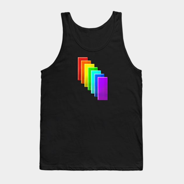 Rainbow Bars Tank Top by The90sMall